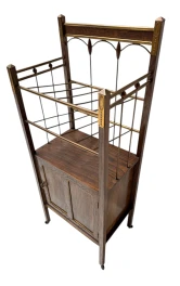 Arts & Crafts Art Nouveau Magazine Stand by Meubelmagazijn Rembrandt Amsterdam